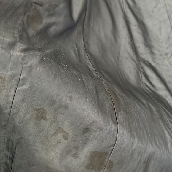 Genuine Lamb Skin Leather Vintage Coat - Picture 8 of 11